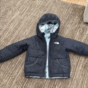 The North Face Dark Blue Hooded Jacket